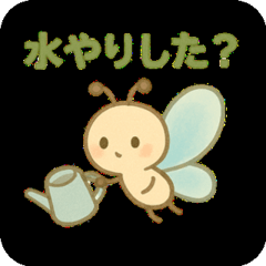 [LINEスタンプ] 【花と蝶の癒し】ハナちゃんとフワリ