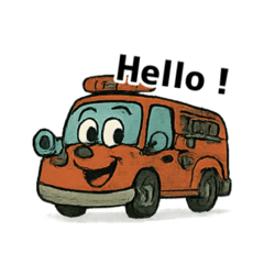 [LINEスタンプ] 日常で使える働く乗り物スタンプ