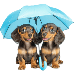 [LINEスタンプ] 梅雨初夏♡ダックス