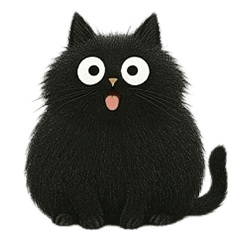 [LINEスタンプ] 黒猫ニャ～ゴ（タイ版）