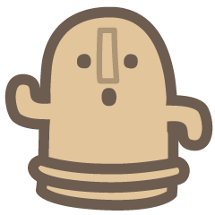 [LINEスタンプ] 動く！ゆるいハニワ