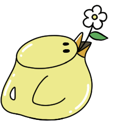 [LINEスタンプ] 動く！トリちゃんポット【文字なし】