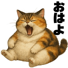 [LINEスタンプ] ふてぶて猫うに – 毎日つかえるスタンプ