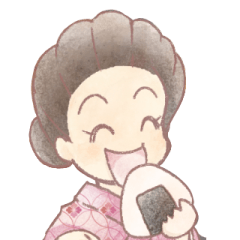 [LINEスタンプ] 明治女子かたちゃん