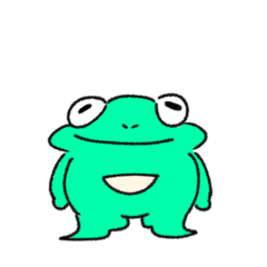[LINEスタンプ] カエルのミドリ