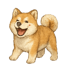 [LINEスタンプ] 秋田犬★表情豊かなスタンプ（文字無し）