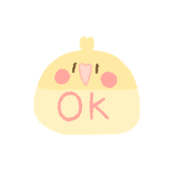 [LINEスタンプ] まんじゅうみたいなとりたち
