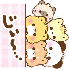 [LINEスタンプ] もこシリーズ♡動物詰め合わせ