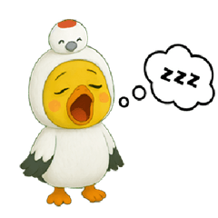 [LINEスタンプ] 英語を話すぴよ鶴 Ver.2