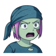 [LINEスタンプ] 動くゾンビ海賊したっぱスタンプ