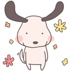 [LINEスタンプ] 耳いぬ