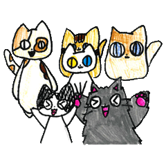 [LINEスタンプ] ニャンニャンニャンニャンニャンスタンプ