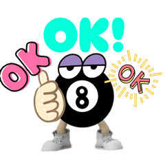 [LINEスタンプ] 8ボールスタンプ【オリジナル】