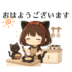 [LINEスタンプ] にゃんとも優しい日々