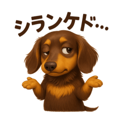 [LINEスタンプ] ダックスは正義！！