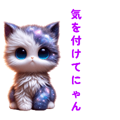 [LINEスタンプ] 宇宙ネコだにゃん