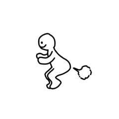 [LINEスタンプ] しろいにんげん。2