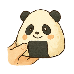 [LINEスタンプ] おにぎりパンダ君①～無言最強ver～