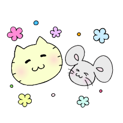 [LINEスタンプ] めいにゃんとちゅぴ2