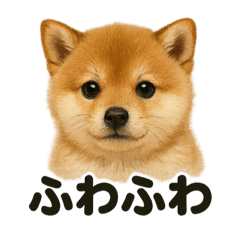 [LINEスタンプ] 【感情表現】子犬の柴犬ウキウキスタンプ