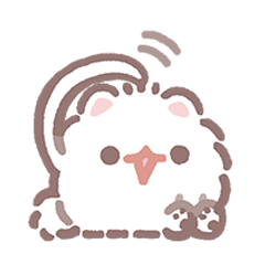 [LINEスタンプ] ポメラニアンもち -ほめことば-