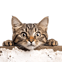 [LINEスタンプ] 動く！猫の日常（タイ語）
