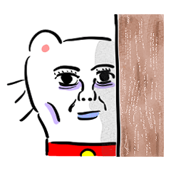 [LINEスタンプ] やつれねこ