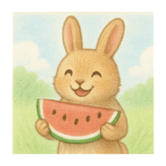 [LINEスタンプ] 夏を楽しむ日焼けうさぎ
