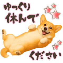 [LINEスタンプ] コーギーちゃんの☆毎日使う敬語スタンプ
