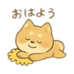 [LINEスタンプ] しば助の1日