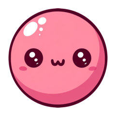 [LINEスタンプ] むっくりピンク