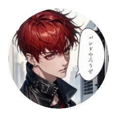 [LINEスタンプ] パンクトライアングルロスト