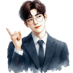 [LINEスタンプ] スーツを着たハンサムな男性（NT） v.1