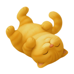 [LINEスタンプ] たくさんの感情を持つオレンジ色の猫 (NT)