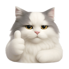 [LINEスタンプ] ふわふわラグドール猫（NT）