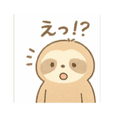 [LINEスタンプ] 日常のナマケモノ