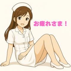 [LINEスタンプ] 癒しのえみり♡ほっこり女子 ナース編