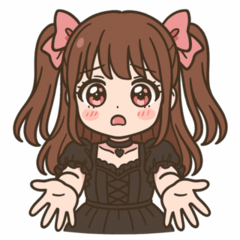 [LINEスタンプ] 地雷ちゃんスタンプ2（文字なし）