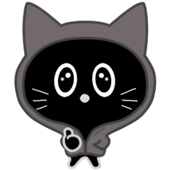 [LINEスタンプ] くろ助の気持ち