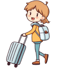 [LINEスタンプ] 一人旅