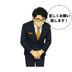 [LINEスタンプ] メンズエステ運営②受付スタッフの画像（メイン）