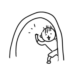 [LINEスタンプ] 子は育つ、母は働く