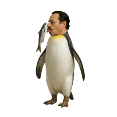 [LINEスタンプ] おじペンギン