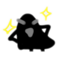 [LINEスタンプ] 黒い何かの日常スタンプ