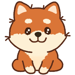 [LINEスタンプ] かわいいブラウンシバ犬「マランちゃん」