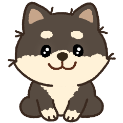 [LINEスタンプ] かわいいチョコレート柴犬「マランちゃん」