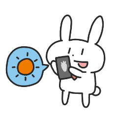[LINEスタンプ] 年中使えるお天気のことを話すうさぎ