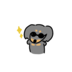 [LINEスタンプ] ダックスのP。