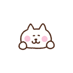 [LINEスタンプ] しろねこの気持ちを伝える省スペース2