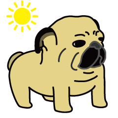 [LINEスタンプ] 糸吉 パグ スタンプ 2